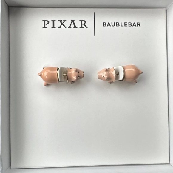 NWT ⚜️🐖⚜️ Baublebar x Disney Pixar Toy Story Hamm Pig Earrings - Picture 3 of 9